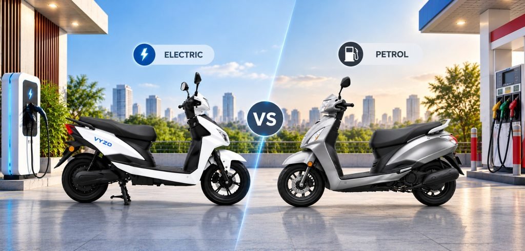 Electric scooter vs petrol scooty running cost comparison in India